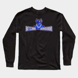 bitcoin warrior - skeleton halloween Long Sleeve T-Shirt